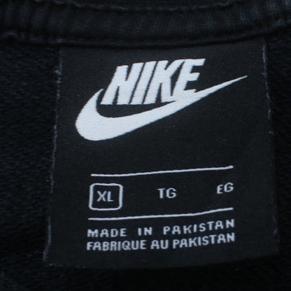 Nike Men's Black XL Pullover Crew Neck Logo Sweatshirt