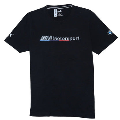 Puma BMW M Motorsport Men's Black Short Sleeve T-Shirt Size L