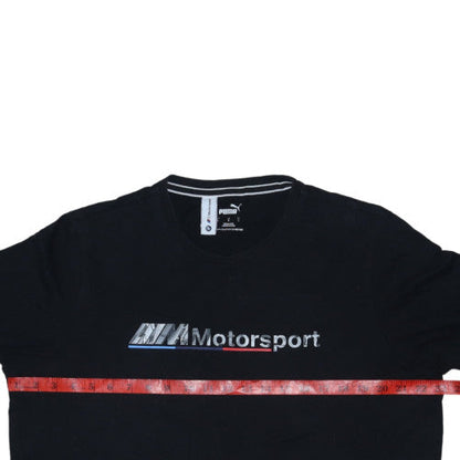 Puma BMW M Motorsport Men's Black Short Sleeve T-Shirt Size L