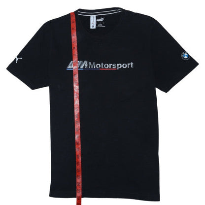 Puma BMW M Motorsport Men's Black Short Sleeve T-Shirt Size L