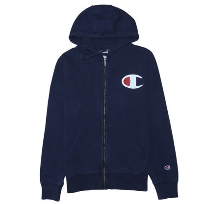 Champion Men's Blue Full Zip Hoodie Size S Regular Fit