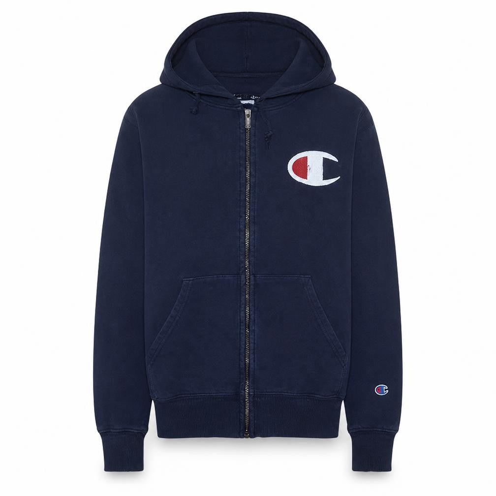 Champion Men's Blue Full Zip Hoodie Size S Regular Fit