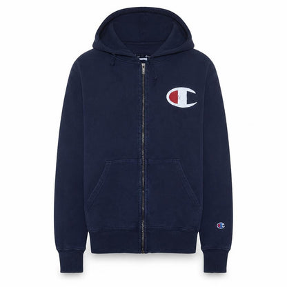 Champion Men's Blue Full Zip Hoodie Size S Regular Fit