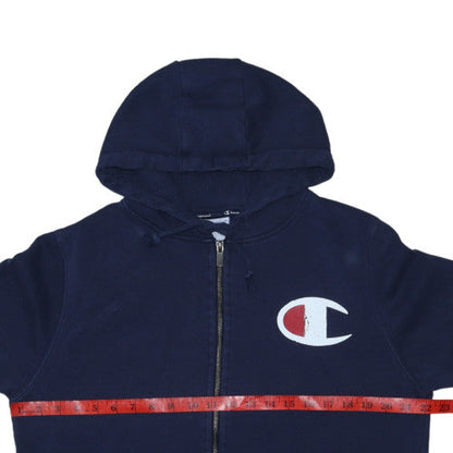 Champion Men's Blue Full Zip Hoodie Size S Regular Fit
