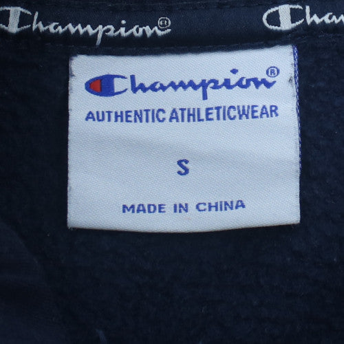 Champion Men's Blue Full Zip Hoodie Size S Regular Fit