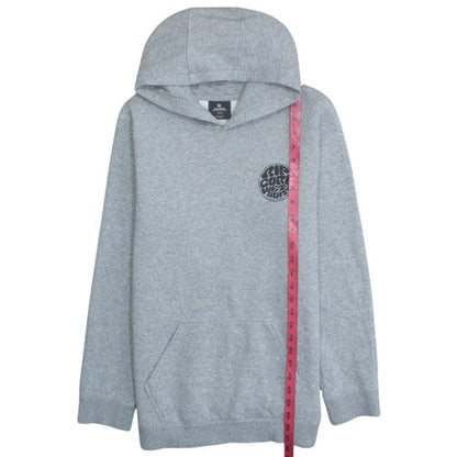 Rip Curl Boys Grey XL Pullover Hoodie – Surf Graphic Fleece Sweatshirt