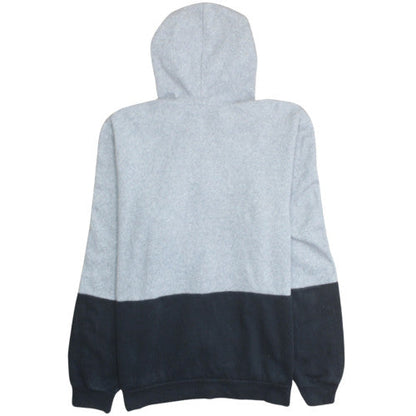 Adidas Men's Grey Full Zip Hoodie Size L Sports Fleece Sweatshirt