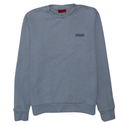 Hugo Boss Men's Blue Crew Neck Pullover Sweatshirt Size M