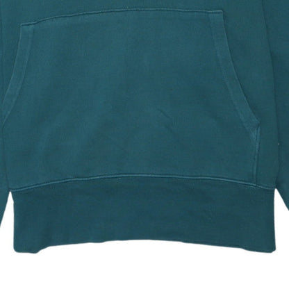 Champion Men's Green Small Pullover Hoodie with Embroidered Logo