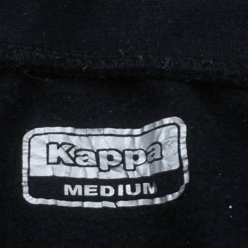 Kappa Men's Black Cotton Blend Jogger Trousers Medium