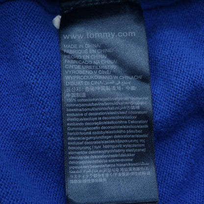Tommy Hilfiger Men's Blue Cotton Crew Neck Pullover Jumper M