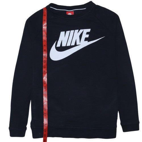 Nike Men's Black M Crew Neck Pullover Sweatshirt Logo Sports