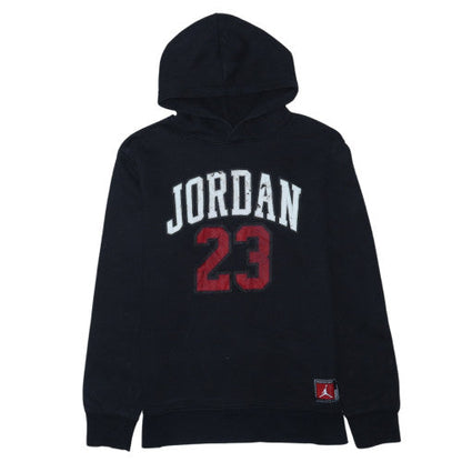 Jordan Boys Black Hoodie XL 13-15 Years Graphic Print Pullover