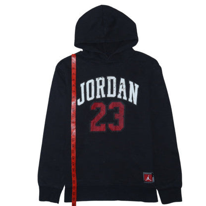 Jordan Boys Black Hoodie XL 13-15 Years Graphic Print Pullover