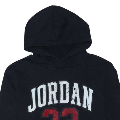 Jordan Boys Black Hoodie XL 13-15 Years Graphic Print Pullover