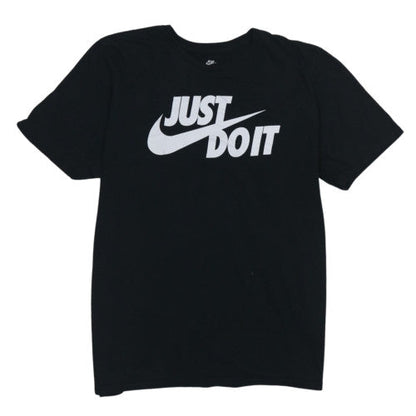 Nike Men's Black Just Do It Graphic Athletic Cut T-Shirt Size L