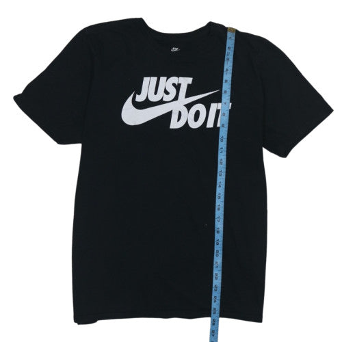 Nike Men's Black Just Do It Graphic Athletic Cut T-Shirt Size L