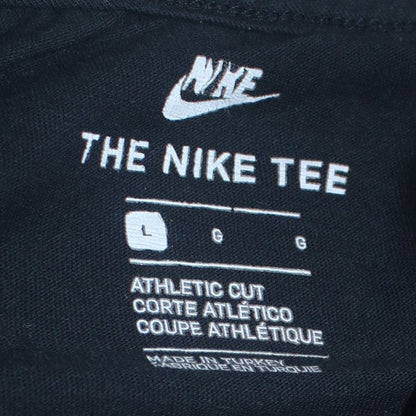 Nike Men's Black Just Do It Graphic Athletic Cut T-Shirt Size L