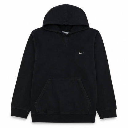 Nike Men's Black Pullover Hoodie Size M Fleece Logo Sweatshirt