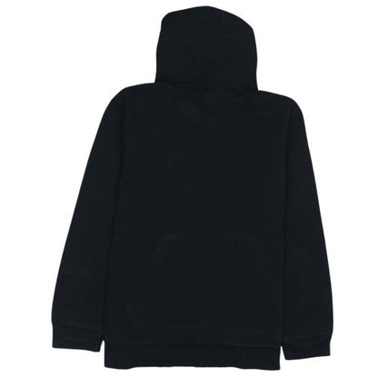 Nike Men's Black Pullover Hoodie Size M Fleece Logo Sweatshirt