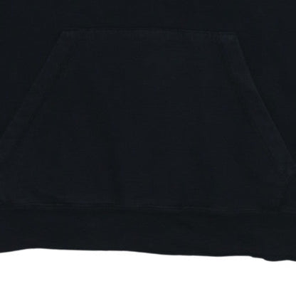 Nike Men's Black Pullover Hoodie Size M Fleece Logo Sweatshirt