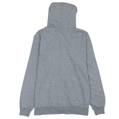 Nike Men's Grey Full Zip Hoodie XL Cotton Blend