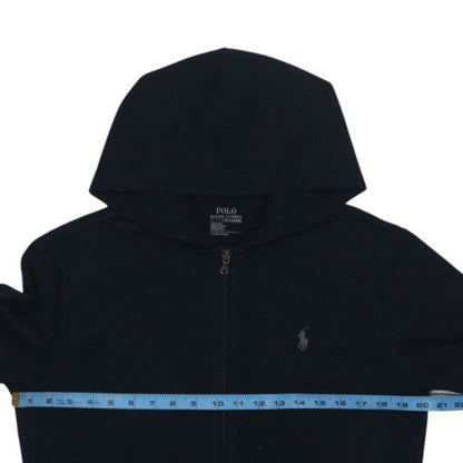 Ralph Lauren Men's Black Full Zip Hoodie S Regular Fit