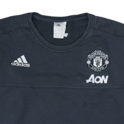 Adidas Men’s Black XL Pullover Sweatshirt Manchester United