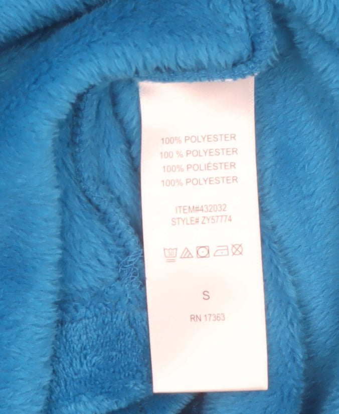 DKNY Men's Blue Fleece Belted Robe Size S