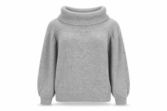 Next Women Grey L Roll Neck Knit Pullover Jumper