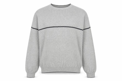 International Waters Men's Grey Cotton Pullover Jumper M