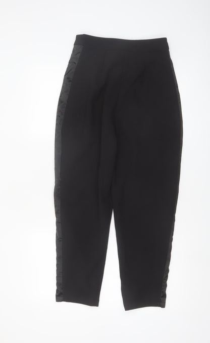 Pour Moi Women's Black Pleated Tapered Trousers Size 8