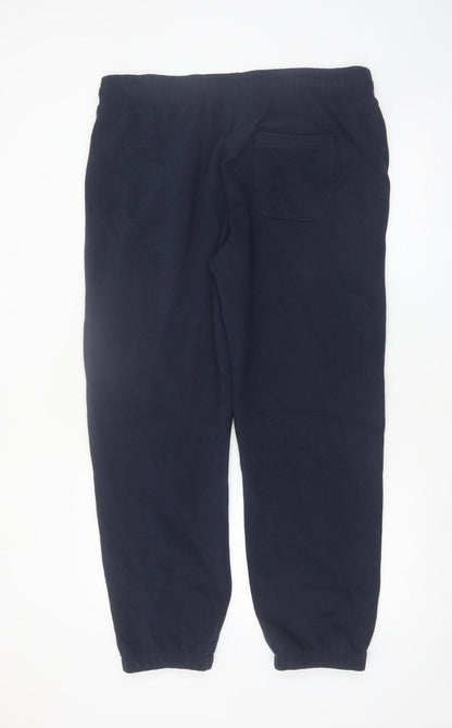 Marks and Spencer Men’s Blue Jogger Trousers L Regular Fit