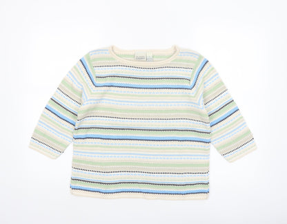 Classic Elements Women's Multicoloured L Knit Pullover Jumper