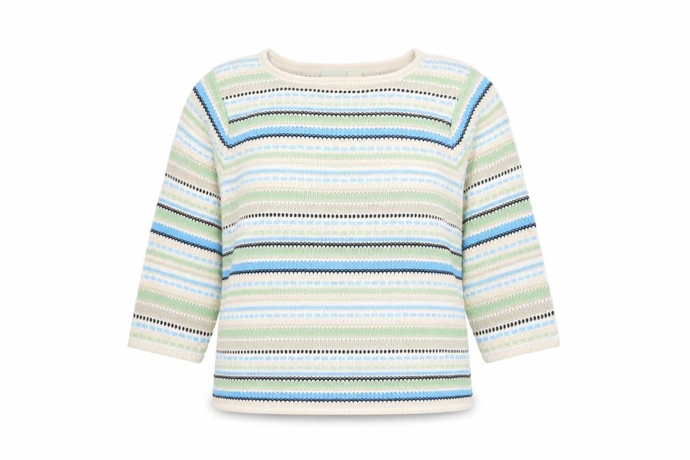 Classics Elements Women's Multicoloured L Knit Pullover Jumper
