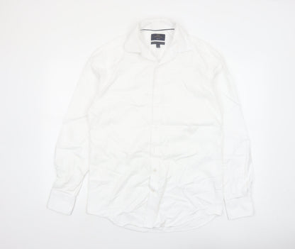 Marks and Spencer Mens White Slim Fit Formal Dress Shirt 15.5in