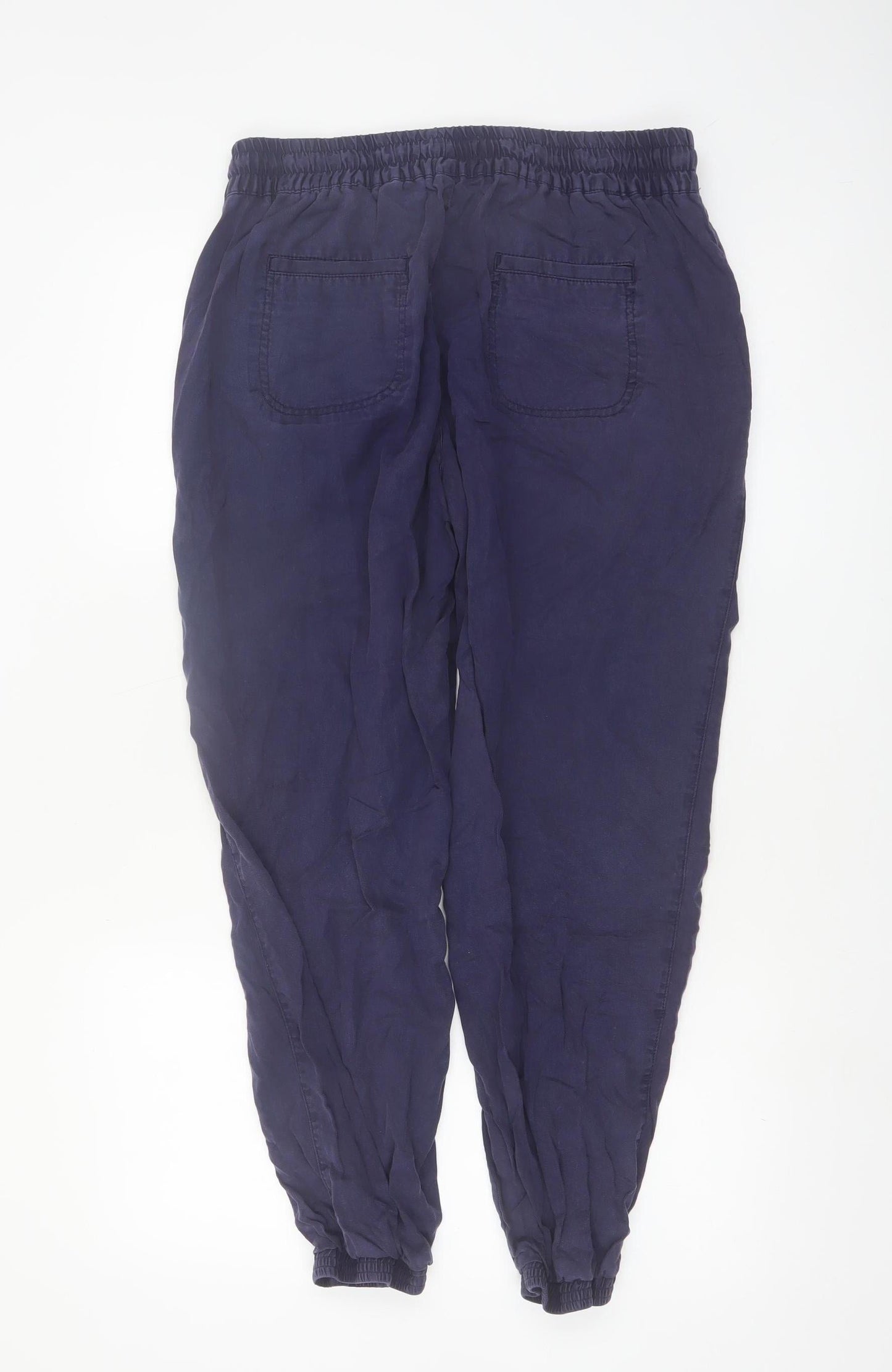Fat Face Womens Blue Lyocell Jogger Trousers Size 14