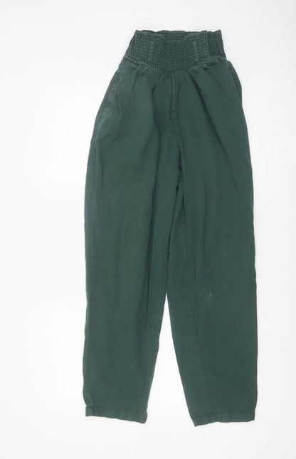 Yak and Yeti Women’s Green Cotton Harem Trousers S