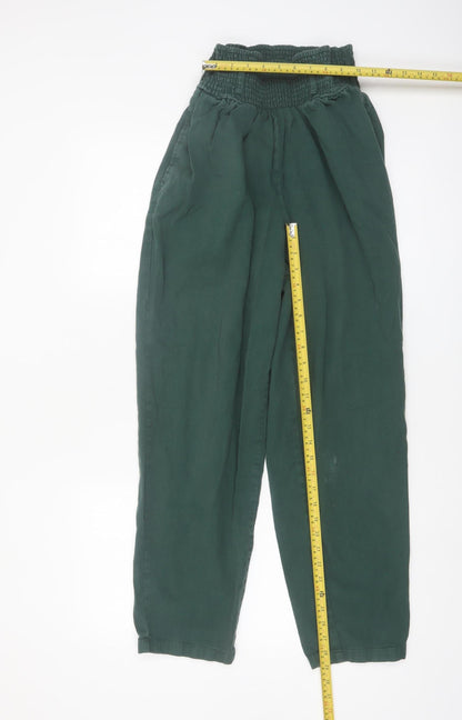 Yak and Yeti Women’s Green Cotton Harem Trousers S