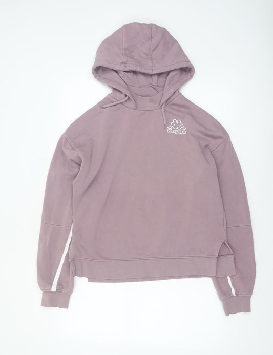Kappa Women’s Mauve Hoodie Large Pullover Casual Hooded Sweatshirt