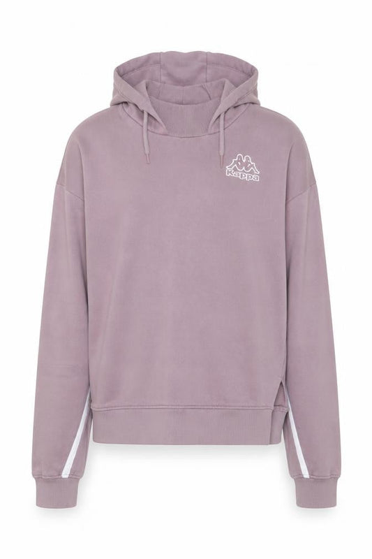 Kappa Women’s Mauve Hoodie Large Pullover Casual Hooded Sweatshirt