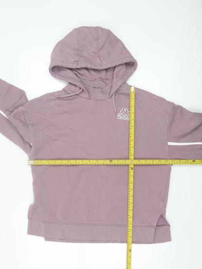 Kappa Women’s Mauve Hoodie Large Pullover Casual Hooded Sweatshirt