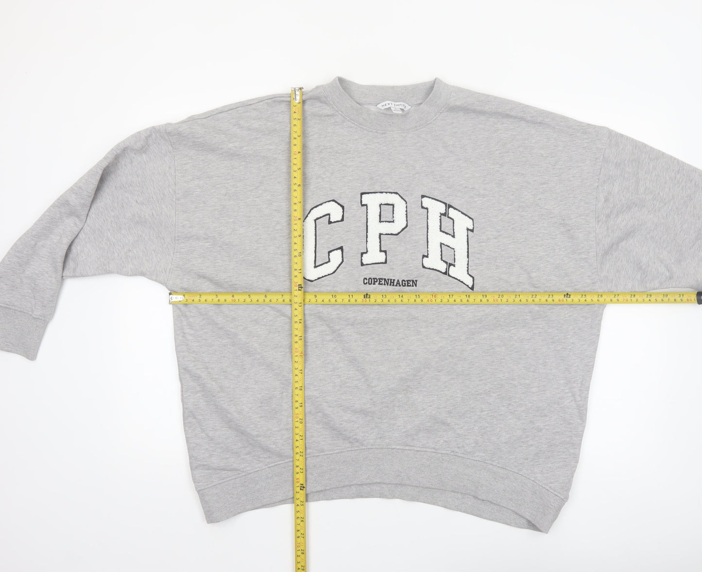 Next Women Grey CPH Copenhagen Pullover Sweatshirt Size L