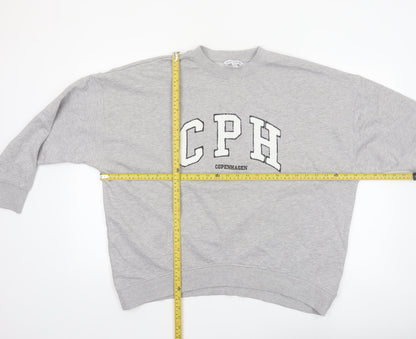 Next Women Grey CPH Copenhagen Pullover Sweatshirt Size L