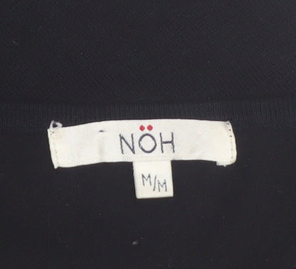 NÖH Women's Black Sleeveless Sequin V-Neck Knit Tank Top Size M