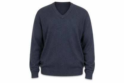 Dockers Men's Blue V-Neck Acrylic Pullover Jumper XL