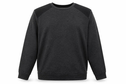 Easy Men’s Grey 2XL Pullover Sweatshirt Crew Neck Varsity Style