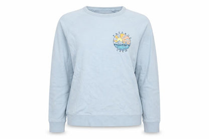 FatFace Women's Blue Cotton Crew Neck Pullover Sweatshirt XS