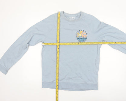FatFace Women's Blue Cotton Crew Neck Pullover Sweatshirt XS