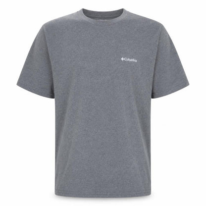 Columbia Mens Grey XL Graphic Skull Outdoor Cotton T-Shirt
